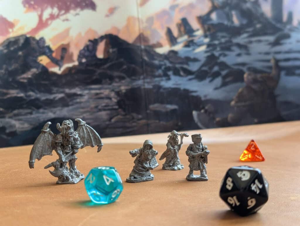 Set up for a D&D Game in Staunton